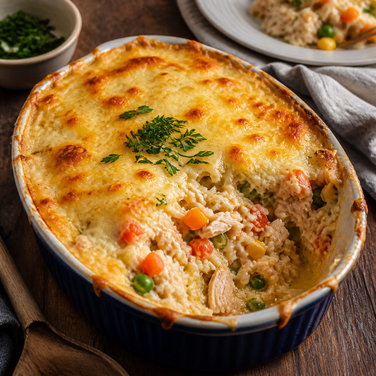 Arroz de Forno Cremoso para Aproveitar Sobras — receita completa