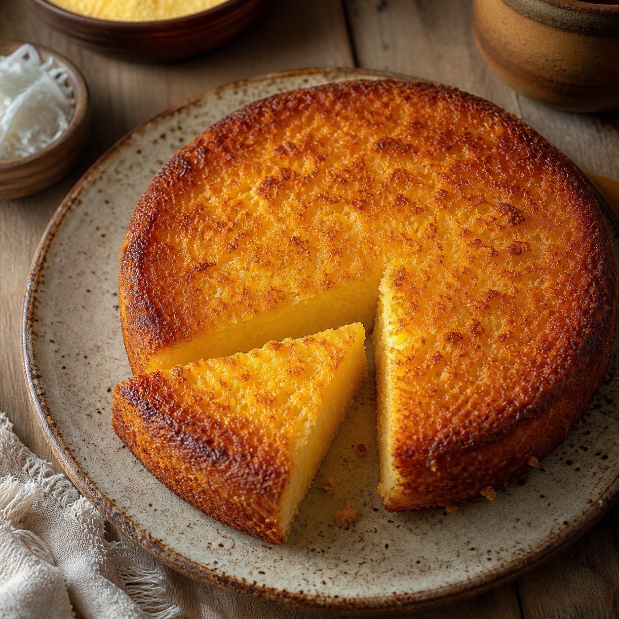 Bolo de Fubá Cremoso de Liquidificador — receita completa