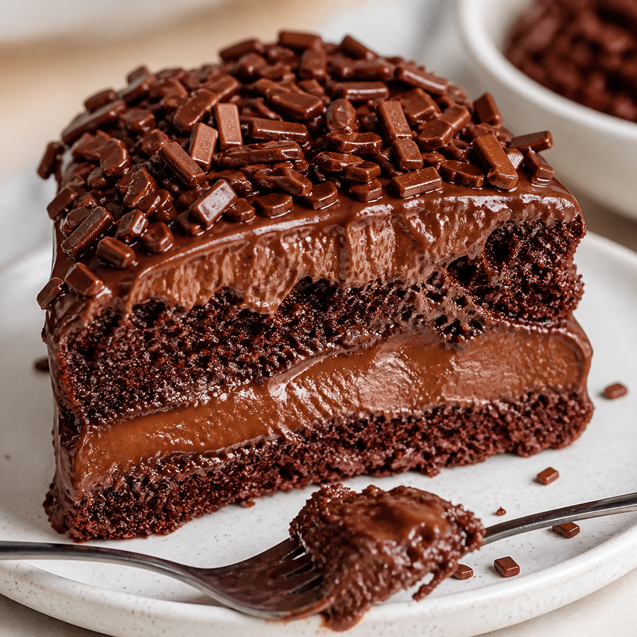 Detalhe da receita: brigadeiro gourmet cremoso com chocolate nobre