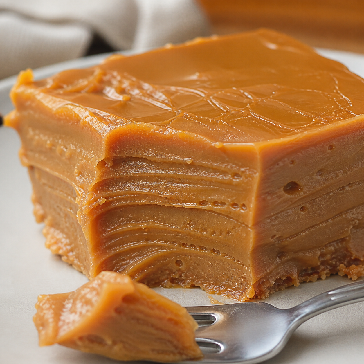 Detalhe da receita: doce de leite caseiro cremoso feito na panela