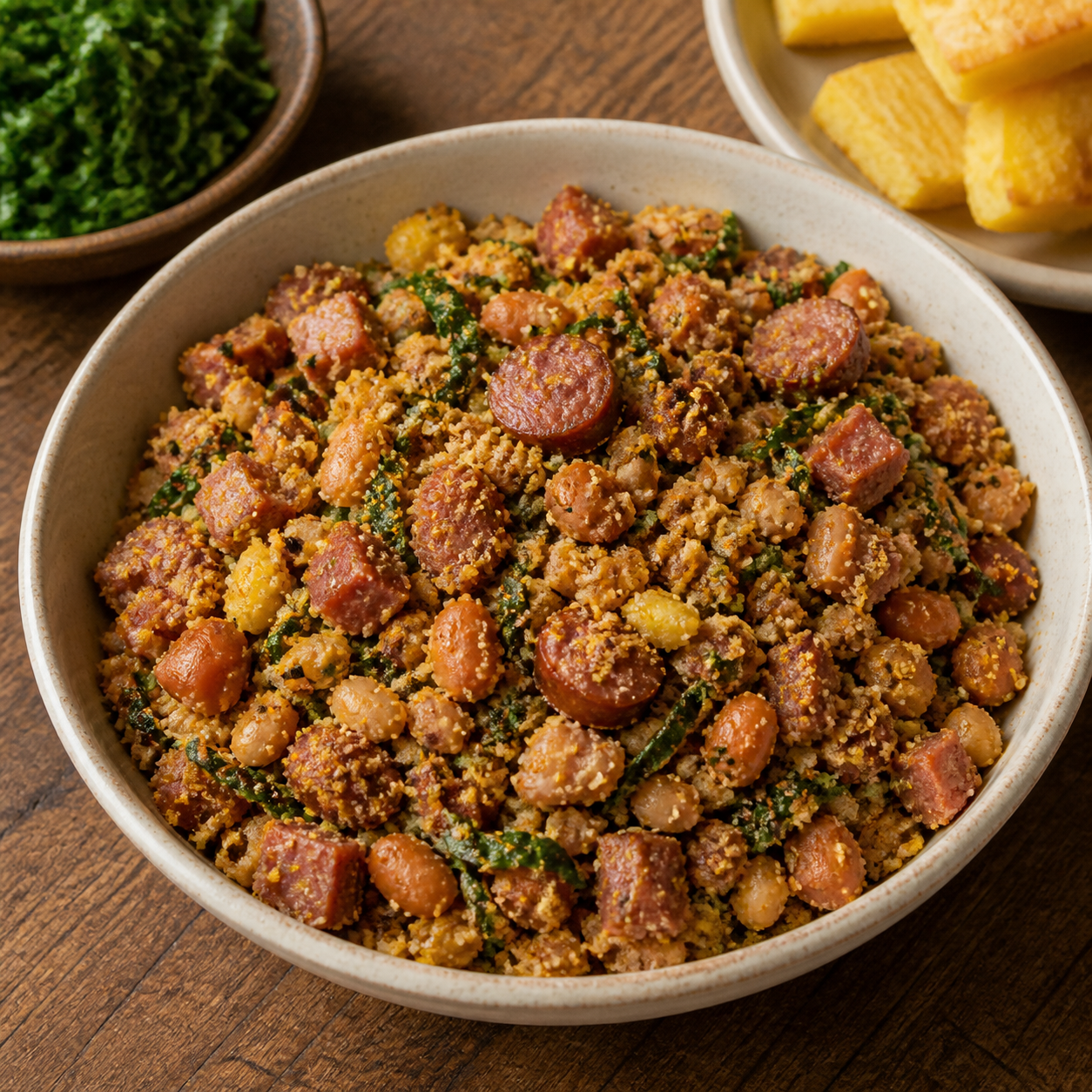 Feijão Tropeiro Mineiro Tradicional e Completo — receita completa