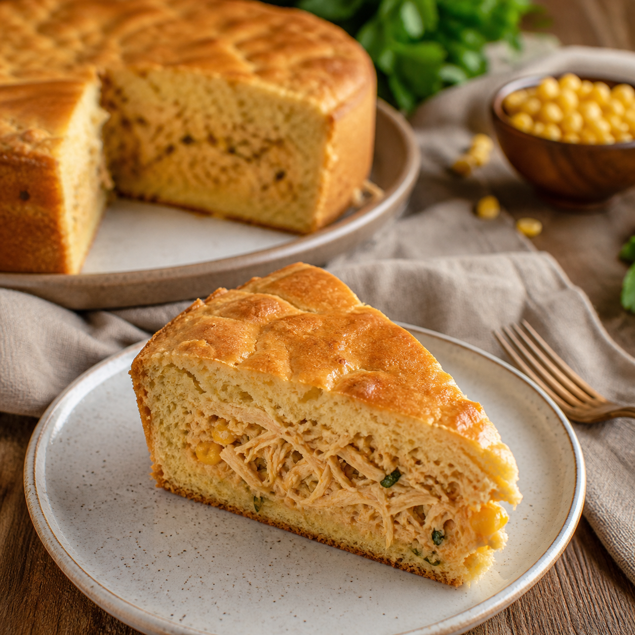 Torta de Frango de Liquidificador Fácil e Fofinha — receita completa